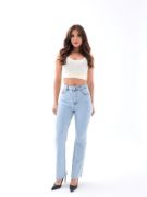 6024 DENİM TALL FLARE-MAVİ resmi